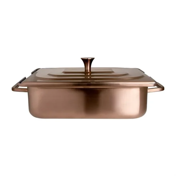 Brushed Bronze Rectangle Chafer 3.8L